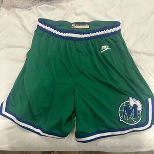 NBA Green Athletic Men's Shorts